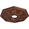 Ekena Millwork Nottingham Ceiling Medallion (Fits Canopies up to 4 5/8"), 18"OD x 3 1/2"ID x 1 1/2"P, Copper Penny CM18NTCPS - alternate 3